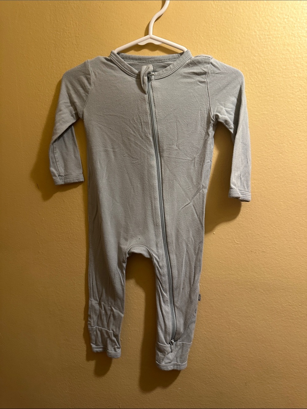 Kyte BABY Light Blue Zippered Footie Romper
